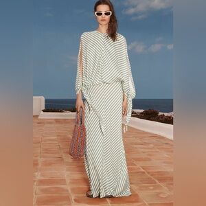 Zara LIMITED EDITION STRIPED DRESS WITH TIES